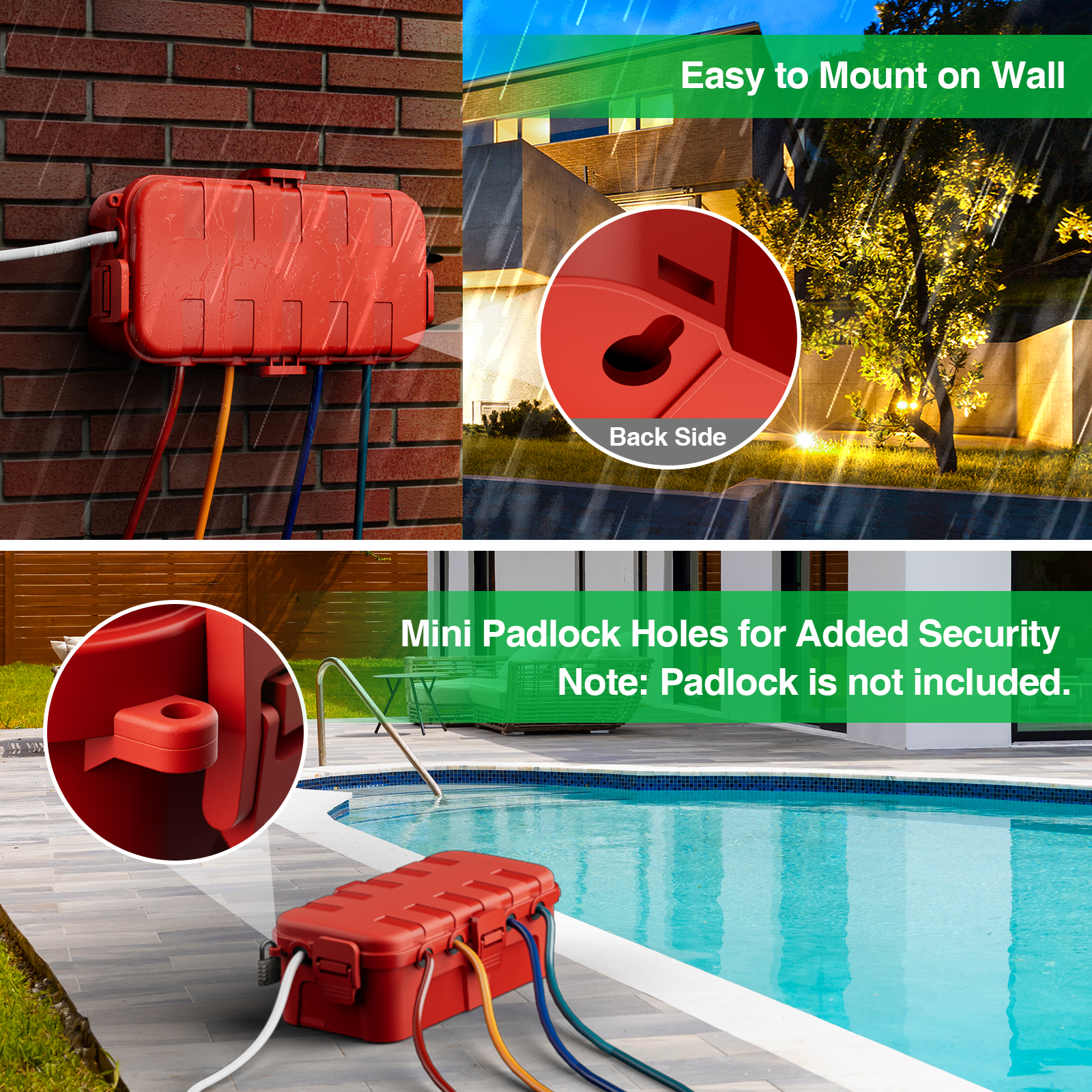 Outdoor Electrical Box Waterpr - مراجعة Outdoor Power Socket Cover وسعره