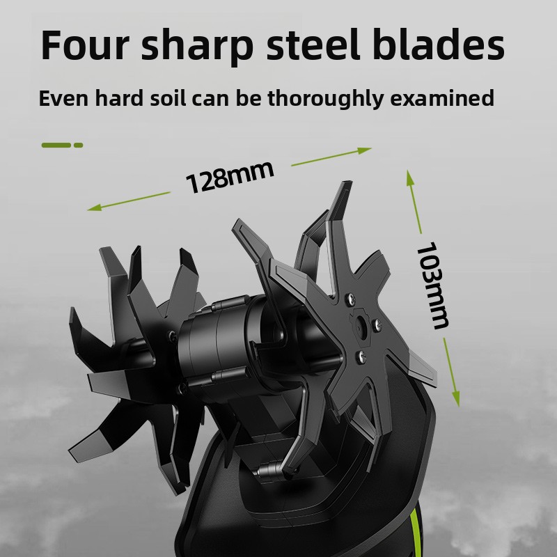 New Electric Handheld Cultivat - مراجعة Garden Tiller Mini وسعره