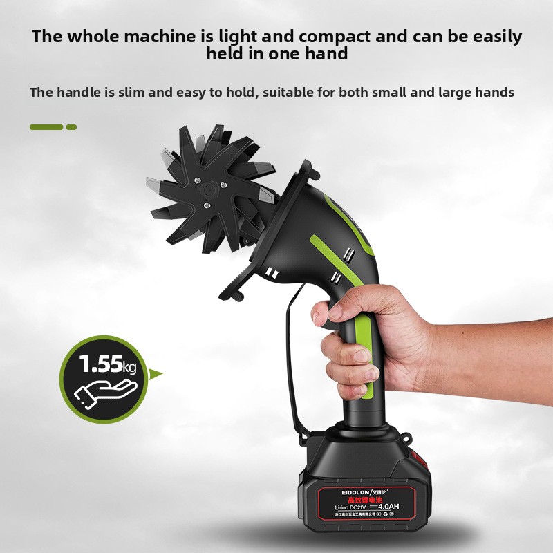 New Electric Handheld Cultivat - مراجعة Garden Tiller Mini وسعره