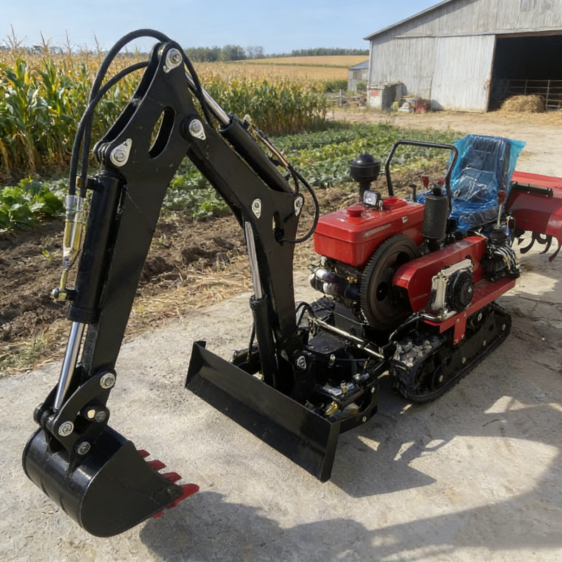 Customized 35HP Crawler Tracto - مراجعة Garden Tiller Mini وسعره