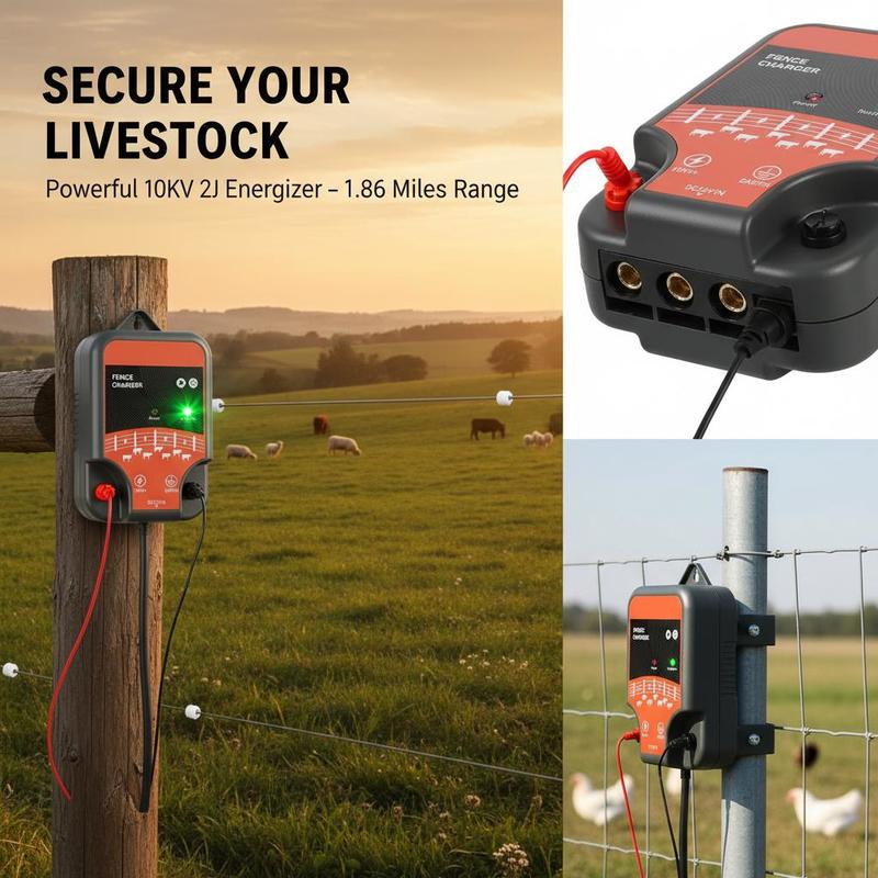 Livestock Energizer 10kV 2J Fo - مراجعة Ac Outdoor Power وسعره